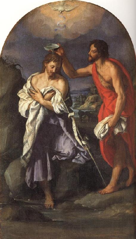 ALLORI Alessandro The Baptism of Christ